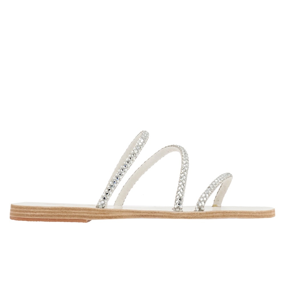 ♥️ Ancient Greek Sandals Polytimi Crystal Sandals 38